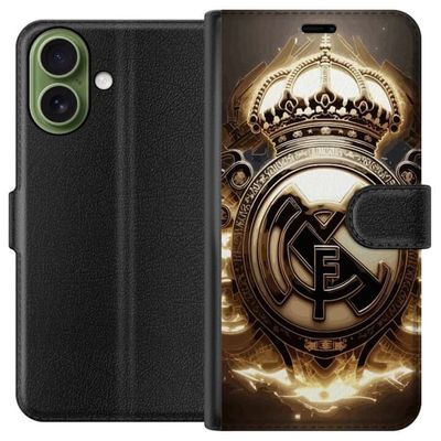 Kompatibelt Lommeboketui til Apple iPhone 17 Real Madrid