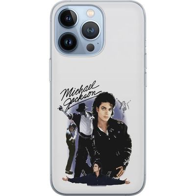 Kompatibelt Mobildeksel til Apple iPhone 13 Pro Rent portrett av Michael Jackson med retro-inspirerte scenebilder