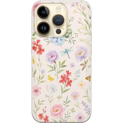 Kompatibelt Mobildeksel til Apple iPhone 15 Pro Blomster