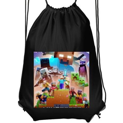Sporty Gympose | Komfortabel Treningspose for Barn Svart Barn Minecraft Minecraft Svart Barn
