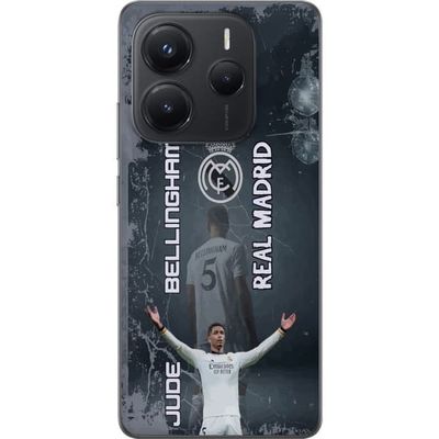 Kompatibelt Mobildeksel til Xiaomi Redmi Note 14 5G Jude Bellingham Real Madrid England ungt midtbanefenomen som kombinerer kraft, inspirasjon, tekni