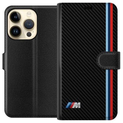 Kompatibelt Lommeboketui til Apple iPhone 15 Pro BMW M