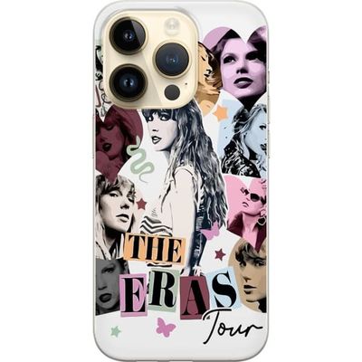 Kompatibelt Mobildeksel til Apple iPhone 14 Pro Taylor Swift kollasj med The Eras Tour og hjertemotiv