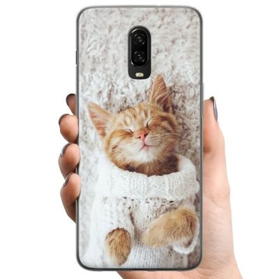 Kompatibelt Mobildeksel til OnePlus 6T Katt