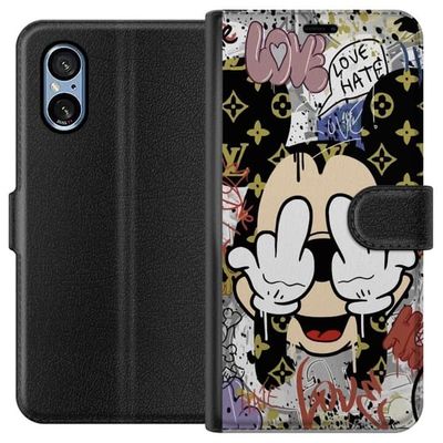 Kompatibel Tegnebogsetui til Sony Xperia 10 VI Mickey Mouse