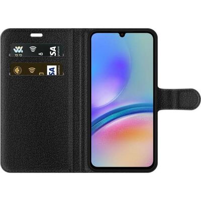 Kompatibelt Lommeboketui til Samsung Galaxy A05s Pokémon illustrasjon - Pikachu, Eevee og Charmander i fargerikt design