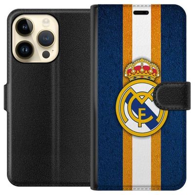 Kompatibelt Lommeboketui til Apple iPhone 14 Pro Real Madrid CF