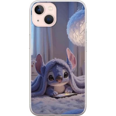 Kompatibelt Mobildeksel til Apple iPhone 13 mini Stitch under teppe med telefon kveldskos i blå toner sjarmerende drømmeaktig design for alle som els