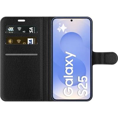Kompatibelt Lommeboketui til Samsung Galaxy S25 Grønt Hjerte