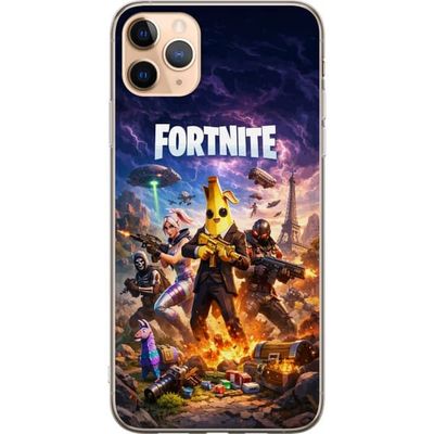 Kompatibelt Mobildeksel til Apple iPhone 11 Pro Max Actionfylt spillmotiv med banankarakter og dramatisk miljø i fargerik design