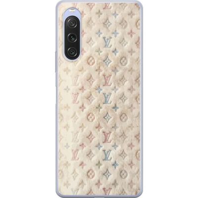 Kompatibel Mobilcover til Sony Xperia 10 V Farverig monogram inspireret af eksklusiv modesans