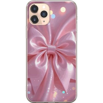 Kompatibelt Mobildeksel til Apple iPhone 11 Pro Rosett design - Elegant silkebånd illustrasjon med glittereffekt