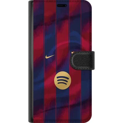 Kompatibelt Lommeboketui til Xiaomi Redmi Note 14 Pro+ Supportermotiv med FC Barcelona og fotballtema