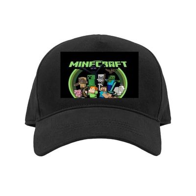 Barn-Caps | Justerbar Caps for Barn Svart Barn Minecraft Minecraft Svart Barn