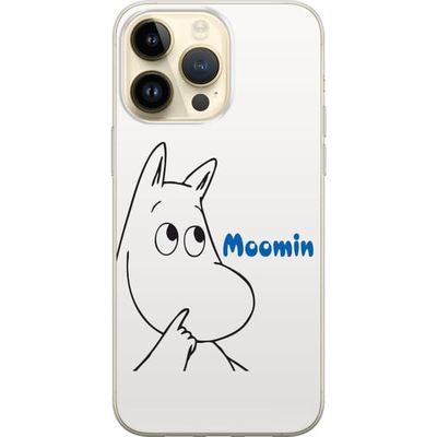Kompatibelt Mobildeksel til Apple iPhone 15 Pro Max Enkel illustrasjon med hvit eventyrfigur og ren grafisk design