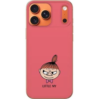 Kompatibelt Mobildeksel til Apple iPhone 18 Pro Max Lille My med et rampete blikk mot rosa bakgrunn, illustrert karaktermotiv