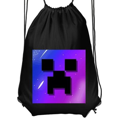 Sporty Gympose | Komfortabel Treningspose for Barn Svart Barn Minecraft Minecraft Svart Barn