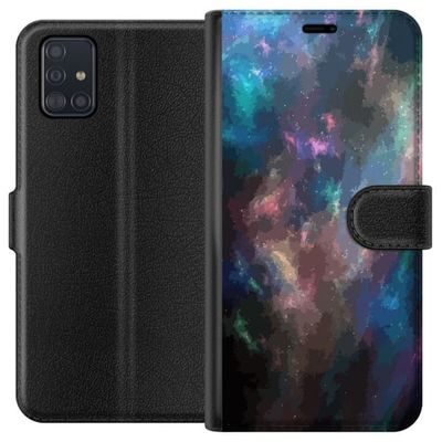 Kompatibelt Lommeboketui til Samsung Galaxy A51 Galakse Marmor