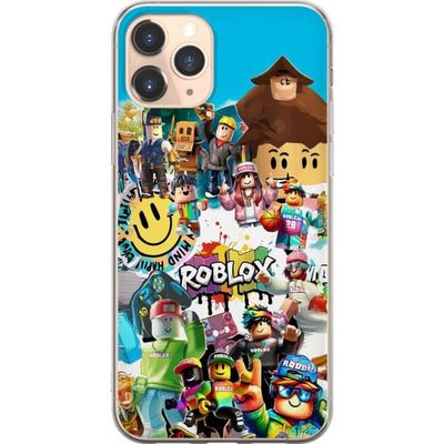 Kompatibelt Mobildeksel til Apple iPhone 11 Pro Roblox Party fargeglad motiv med spillkarakterer og gaming energi for alle fans