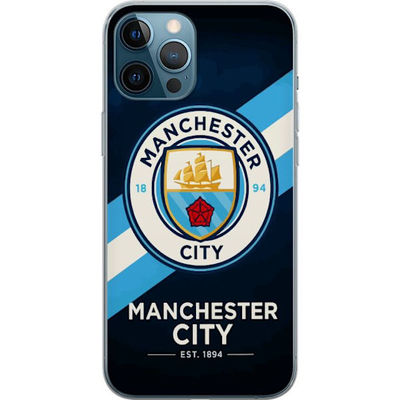 Kompatibelt Mobildeksel til Apple iPhone 12 Pro Max Man City märke blå