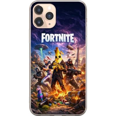 Kompatibelt Mobildeksel til Apple iPhone 11 Pro Aksjefylt spillmotiv med banankarakter og dramatisk miljø i fargerikt design