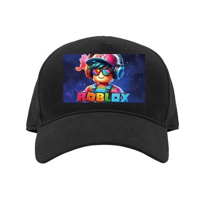 Barn-Caps | Justerbar Caps for Barn Svart Barn Roblox Roblox Svart Barn