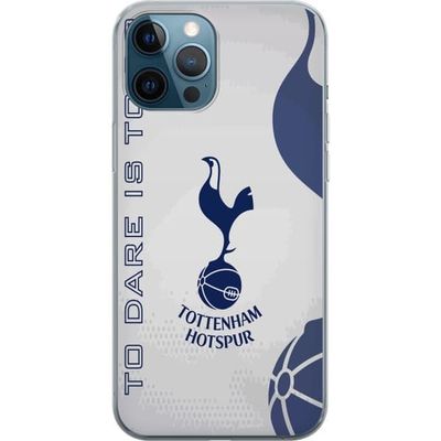 Kompatibelt Mobildeksel til Apple iPhone 12 Pro Tottenham Hotspur klubbemblem med en hane på en fotball og teksten Dare Is To Do