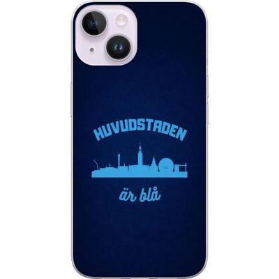 Kompatibelt Mobildeksel til Apple iPhone 14 Djurgården er blå