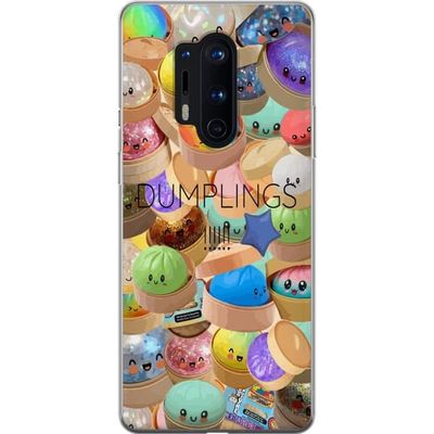 Kompatibelt Mobildeksel til OnePlus 8 Pro Glad Dumpling Squishy i ulike farger og former med leken og dekorativ design