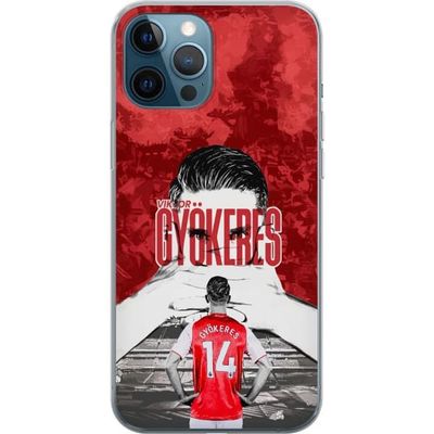 Kompatibelt Mobildeksel til Apple iPhone 12 Pro Viktor Gyökeres Red Passion Design fotballinspirert kunst med sterk energi, kraft og sporty følelse i
