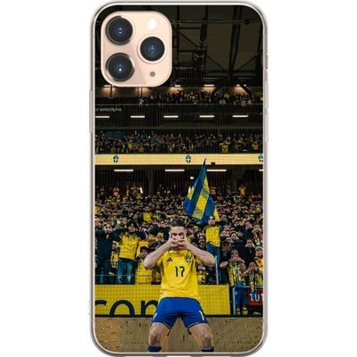 Kompatibelt Mobildeksel til Apple iPhone 11 Pro Viktor Gyökeres med Sveriges supportere og sterk følelse for 2026 verdensmesterskapet i en lidenskape