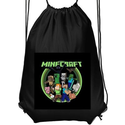 Sporty Gympose | Komfortabel Treningspose for Barn Svart Barn Minecraft Minecraft Svart Barn