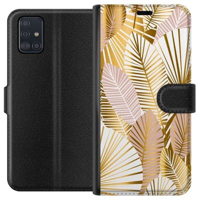 Kompatibelt Lommeboketui til Samsung Galaxy A51 Gull