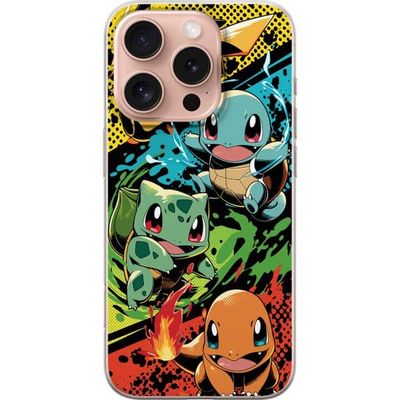 Kompatibelt Mobildeksel til Apple iPhone 16 Pro Färgglada monster