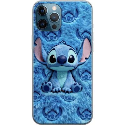 Kompatibelt Mobildeksel til Apple iPhone 12 Pro Max Koselig motiv med blått monster og luftig tekstur for leken stil