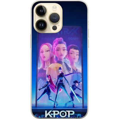 Kompatibelt Mobildeksel til Apple iPhone 15 Pro Max KPop Demon Hunters 2 HuntrX futuristisk KPop-motiv med scene og sterk energi