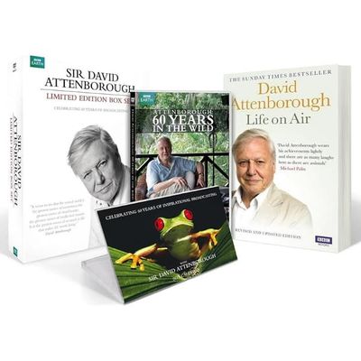 Attenborough: 60 Years in the Wild (DVD + Bog / Limited Collector's Edition)