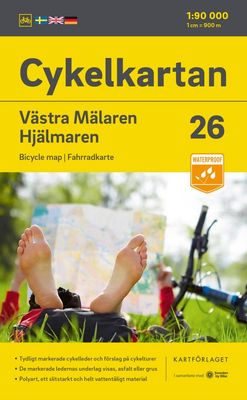 Cykelkartan Blad 26 V-a Mälaren/Hjälmaren (Karta)