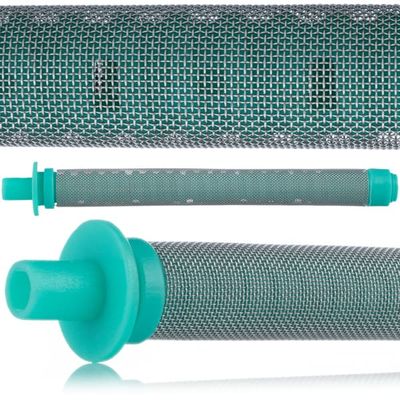 Fingerfilter 30 mesh grøn – Effektiv filtrering til tunge latex- og facademalinger | 100 mm x 10,8 mm | Kompatibel med Wagner, Titan, Yato, Powermat, Rosfix