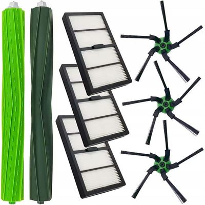 Servicekit 8-i-1 til Roomba S9/S9+ – 2 Gummibørster | 3 HEPA-filtre | 3 Sidebørster | Reservedel til 9150, 9550