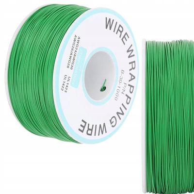 Kynar Elektronikledning AWG 0.25mm Grøn – 200m | PVC-Isolering | Lavspænding | Til Præcisionsarbejde