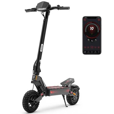 iScooter iF1 - En kraftfuld 1200W elektrisk scooter med en rækkevidde på 50 km, en maksimal lasteevne på 150 kg og en tophastighed på 45 km/t.
