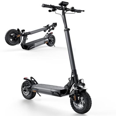 iScooter W9 Elscooter för vuxna, 48V 14Ah 1000W, Topphastighet 45 km/h, Räckvidd 45 km, Dubbla stötdämpare, Skivbromsar, Elektronisk broms