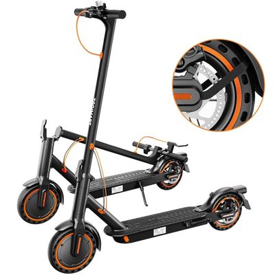TODIMART T3 Elscooter för vuxna - 350W motor, 25 km räckvidd, 25 km/h maxhastighet, 36V 7,8Ah batteri, hopfällbar och lätt pendlarscooter