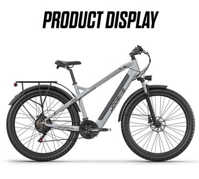 JOOBIKE JOO2 Elcykel - Synonymt med stadspendling och frihet, 1000W Elcykel, 50 km räckvidd, 48V 16AH Batteri, Shimano 7-växlad Derailleur - Perfekt för stadspendling och arbete.
