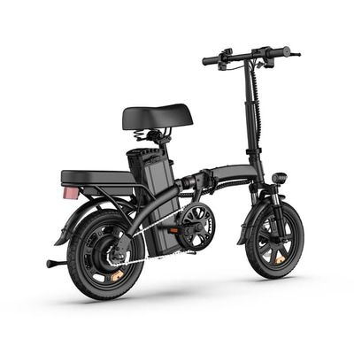 URLIFE F1L: 14" 250W hopfällbar elcykel, 48V 7,5Ah avtagbart batteri, 60 km max räckvidd, 25 km/h, för stadspendling och tonåringar/vuxna (112 cm-168 cm)