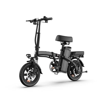 URLIFE F1L 14" Hopfällbar Elcykel - 500W Motor, 64 km Räckvidd, Avtagbart 48V Batteri, Lätt för Vuxna och Tonåringar, Perfekt för Pendling