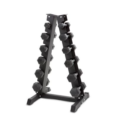 Hexmanualsett med stativ, 6-par: 2.5 - 15 kg