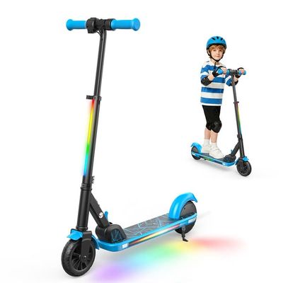 iScooter K4 Kids El-Scooter 150W Elektrisk Scooter til Børn med 2.6Ah Batteri, Bluetooth og Sammenklappelig Ramme blue