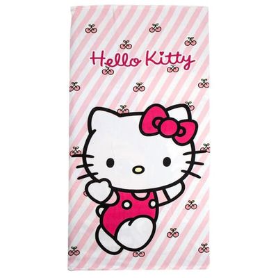 Hello Kitty Mikrofiber Badehåndkle 70x140 cm
